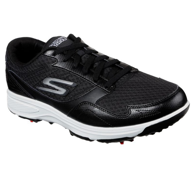 Skechers Herr Svarta/Vita Sneakers - Go Golf Torque - Sport Rf - Sverige (ANQYG-4038)